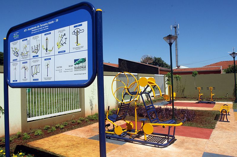 As academias vêm sendo instaladas há dois anos em vários bairros da cidade | Roberto Furlan/PMM/Divulgação