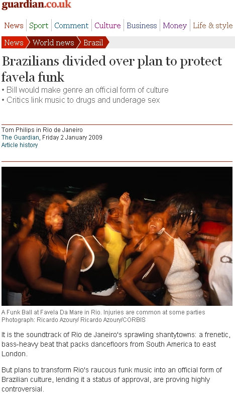 Reportagem publicada no jornal The Guardian | Reprodução