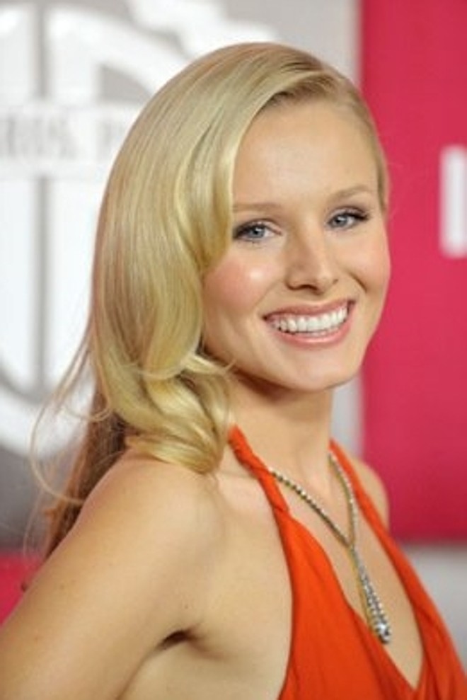 Kristen Bell, de 28 anos, ficou no 9º lugar |