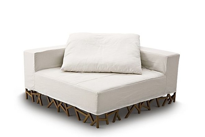 Chaise Rippa, da Momentum & Design. De R$ 9.400 por R$ 5.640 (sem tecido) |