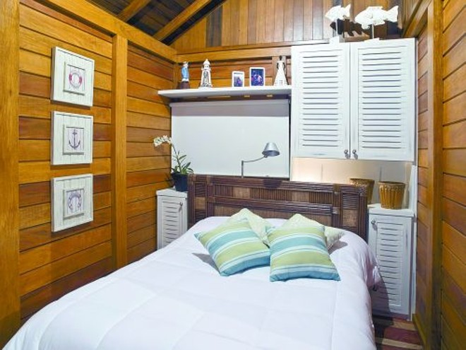 O quarto funcional tem apenas nove metros quadrados |