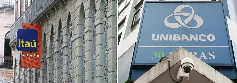 Agências do Itaú e do Unibanco no Centro de Curitiba: juntos, os dois bancos formam a 17.ª maior instituição financeira do mundo. | Daniel Castellano/Gazeta do Povo