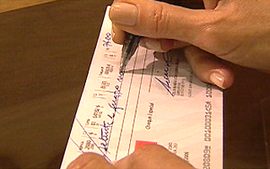 No início do ano, erros em cheque são comuns | Reprodução/Rede Globo