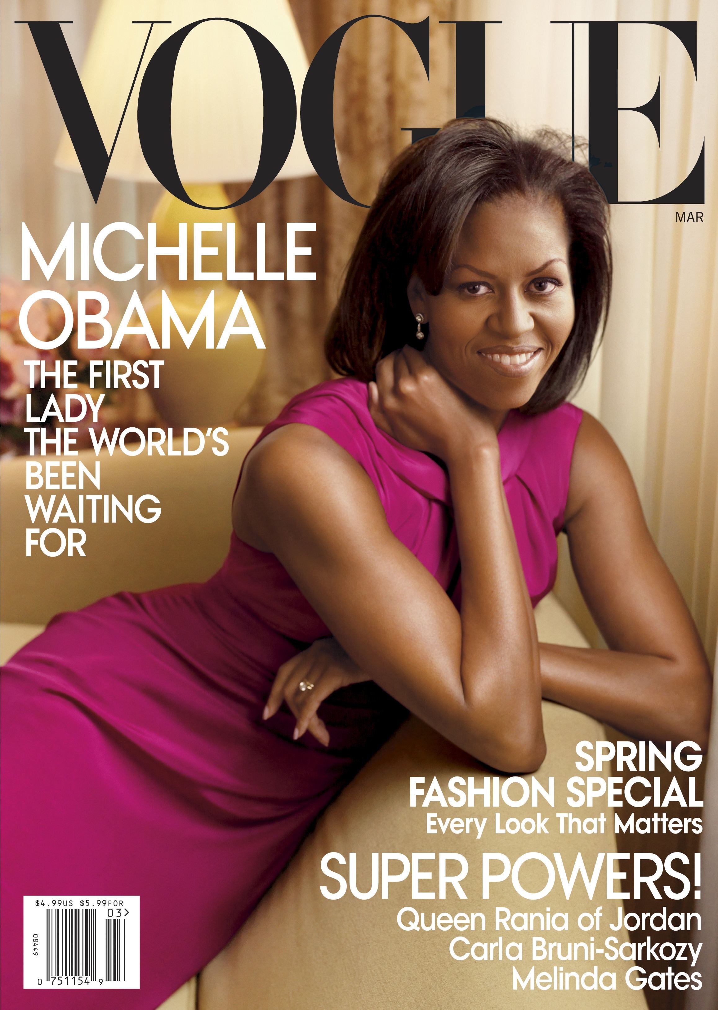 Michelle Obama na capa da revista Vogue | Reuters