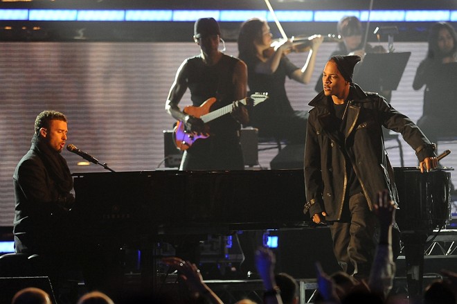 Justin Timberlake e o rapper T.I. | 