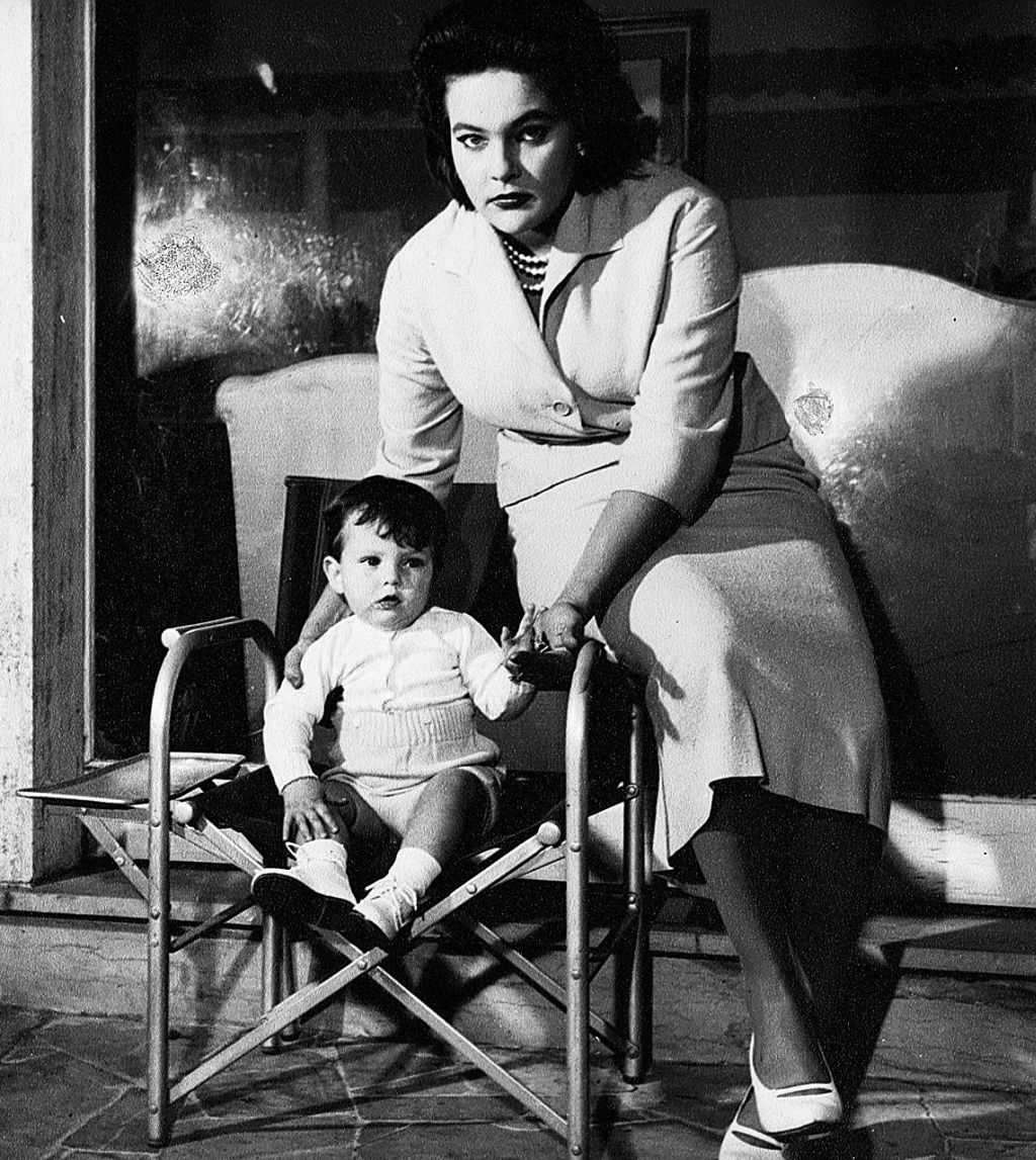 Maysa e o filho, Jayme Monjardim Matarazzo | Arquivo