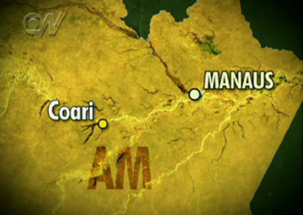 Avião se deslocava de Coari para Manaus quando teve problemas e piloto tentou pouso de emergência | Reprodução/TV Globo