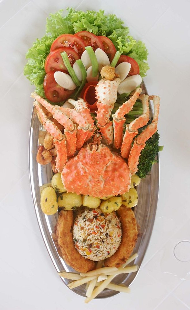 O prato do Canoa Quebrada serve de 4 a 8 pessoas |