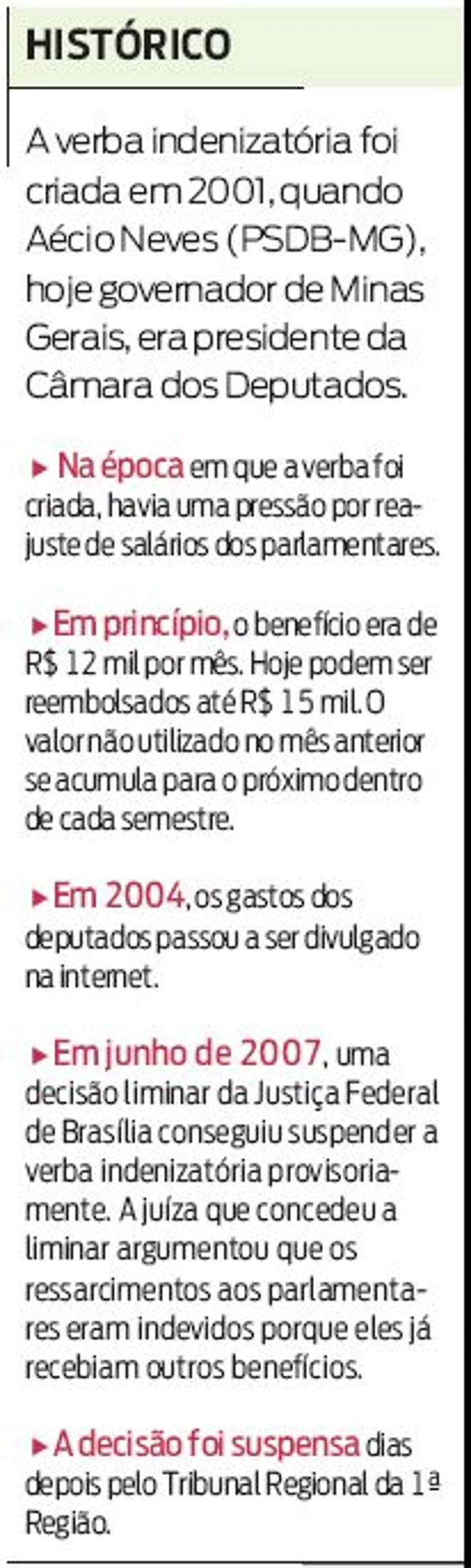 Veja um breve histórico sobre a verba indenizatória | 