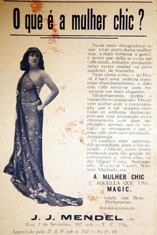 Elas evoluíram, mas já existiam há tempos: as propagandas de produtos de beleza eram frequentes. | 