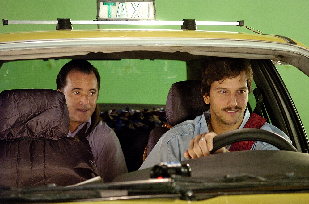 Vladmir Brichta na primeira gravação da série "Faça Sua História", que contou com participação especial de Tony Ramos | Divulgação/TV Globo