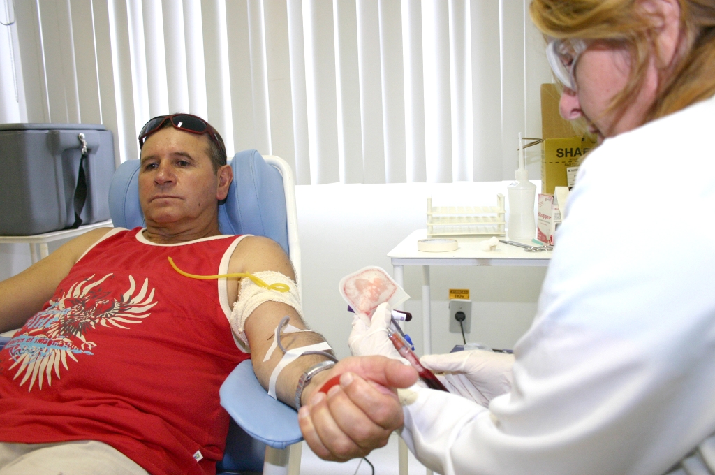 Francisco da Rosa é doador há dez anos: É muito bom ajudar as pessoas. | José Aldinan