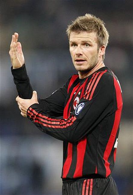 David Beckham já está trabalhando para permanecer no Milan após fim de empréstimo | Giampiero Sposito / Reuters