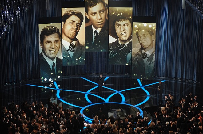 Jerry Lewis foi homenageado no Oscar 2009 |