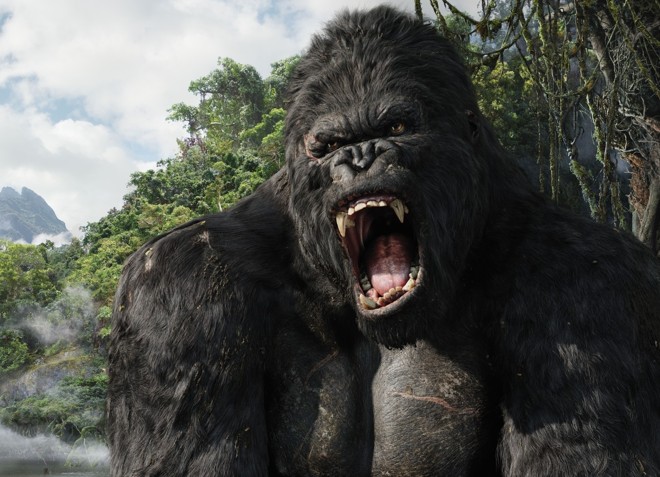 Cena do remake de King Kong, de 2005 |