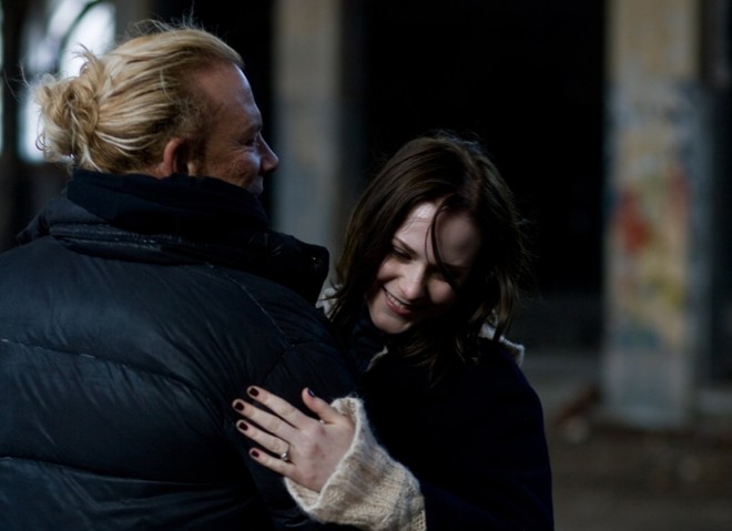 Evan Rachel Wood e Mickey Rourke em