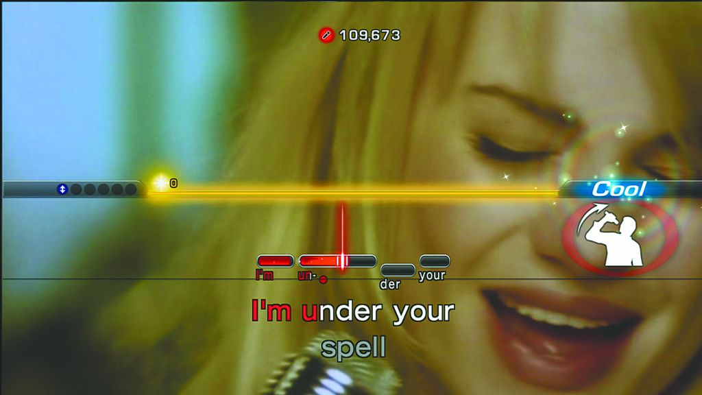 Tela do Lips: microfone especial com sensor de movimento dá emoção adicional à cantoria | Divulgação