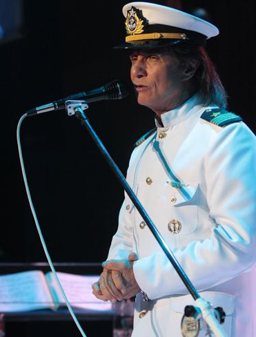 Roberto Carlos durante o cruzeiro "Emoções em Alto Mar" | Reprodução G1