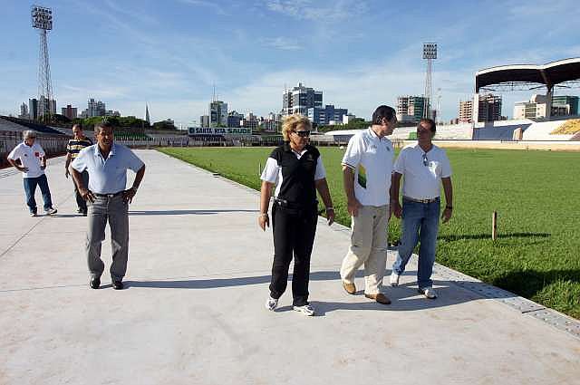 Comitiva do Comitê Olímpico Brasileiro vistoriou os locais de realização dos jogos em Maringá | Roberto Furlan/PMM/Divulgação