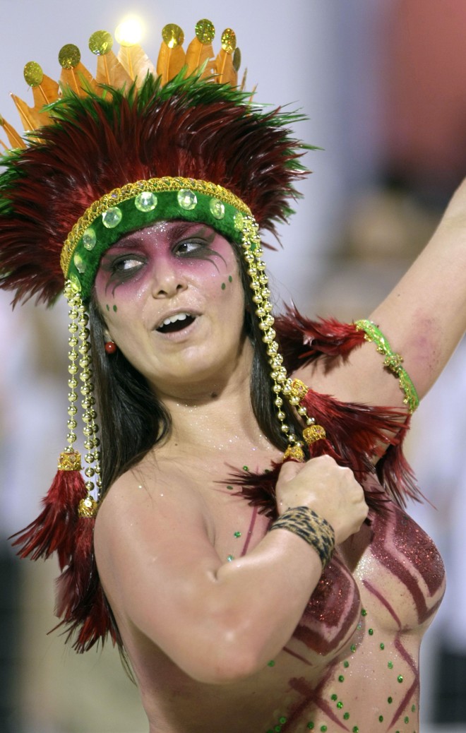 X-9 Paulistana fez um desfile para mostrar a riquezas naturais da Amazônia |