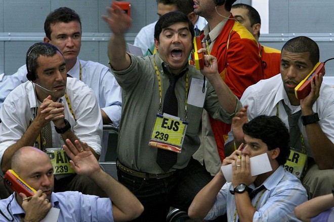 Acionistas tiveram trabalho na Bovespa. Bolsa subiu no segundo pregão animada pelo mercado externo | Mauricio Lima / AFP Photo