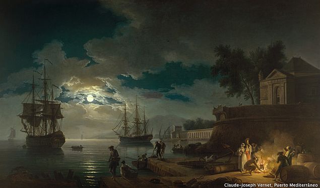 Puerto Mediterráneo, de Claude-Joseph Vernet | Divulgação