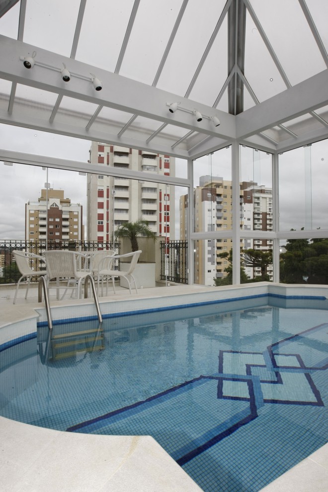 A cobertura do L´Essence tem piscina privativa de 12 metros quadrados |
