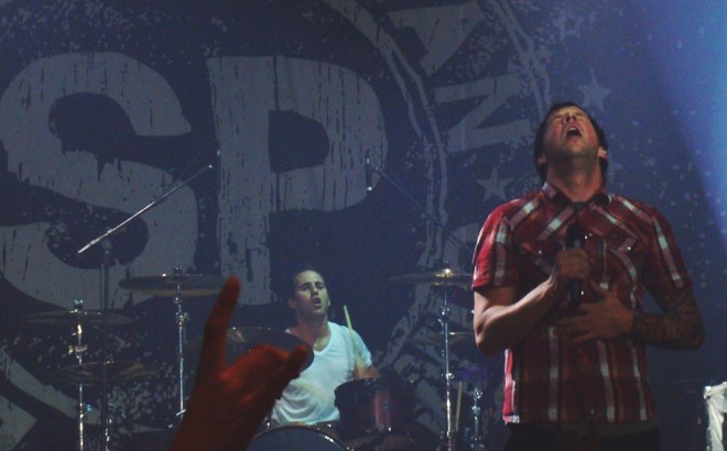 Show do Simple Plan, na última quinta-feira (19) em Curitiba |