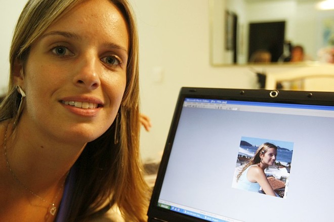 Fernanda Sachet frequenta a praia de Guaratuba desde criança |