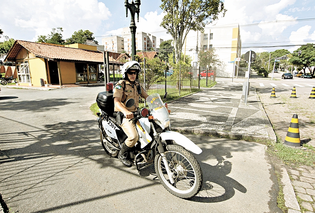 Posto policial na Praça do Atlético: fechamento está descartado | Albari Rosa/Gazeta do Povo