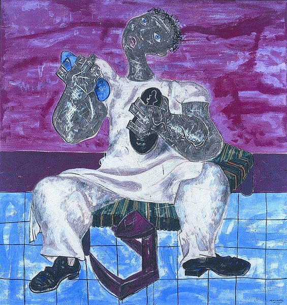 O Sapateiro de Brodósqui, de 1941. Obra faz parte da Coleção Castro Maya, maior acervo de obras de Portinari |