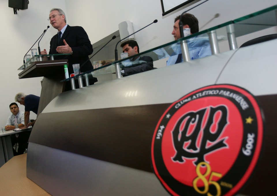 Lançamento do Cecap contou com presenças ilustres no CT do Atlético Paranaense | Priscila Forone / Gazeta do Povo
