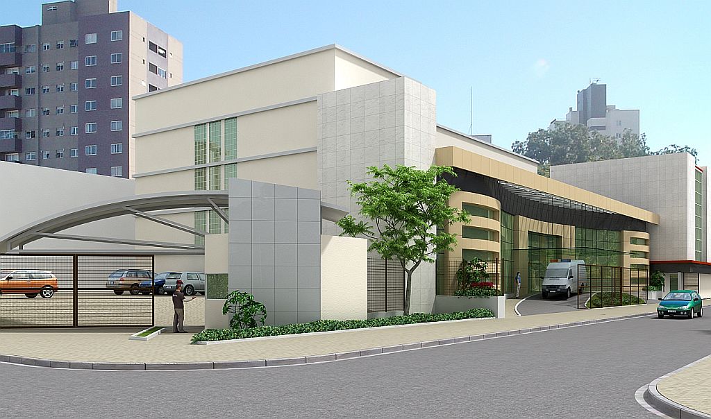 Novo prédio do hospital terá entrada pela Visconde de Guarapuava | Divulgação