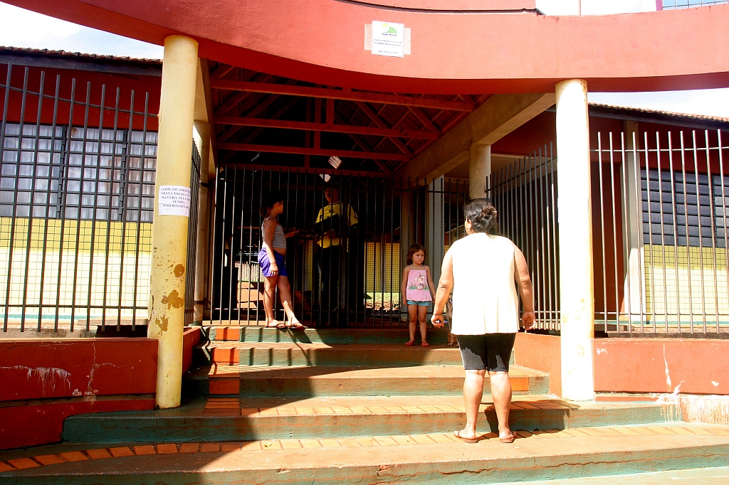 Escola Municipal Nikon Kopko, em Campo Mourão: atividades paralisadas após agressão à diretora | Dirceu Portugal/Gazeta do Povo