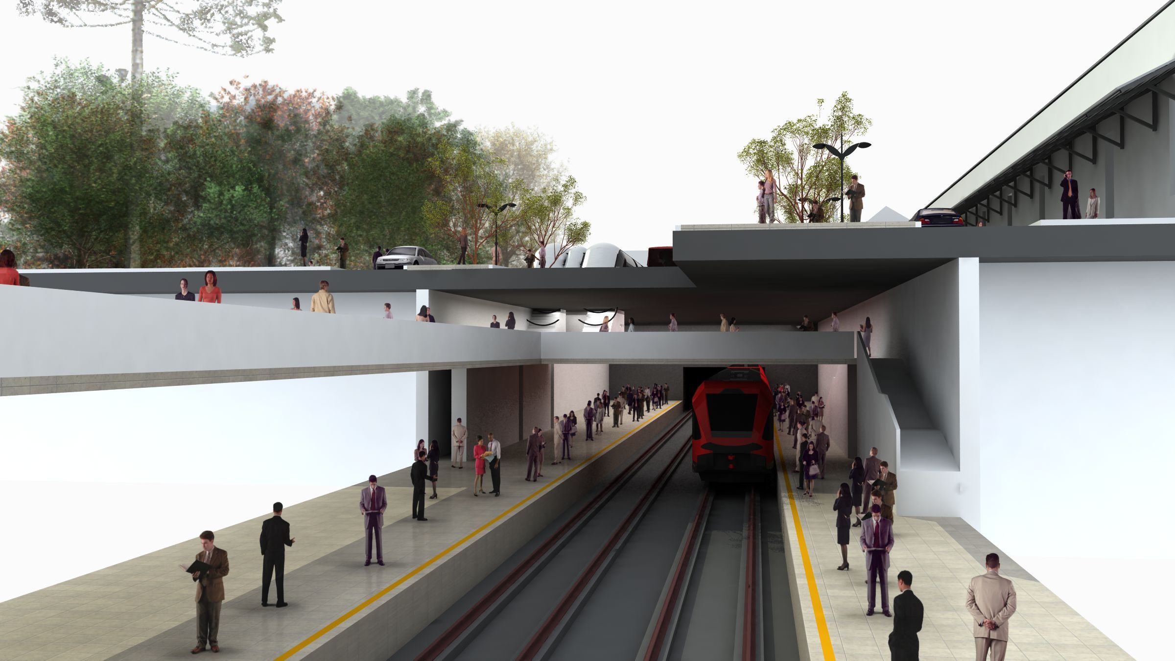 A proposta inicial do metrô prevê 21 estações entre os terminais Santa Cândida e CIC Sul | Site da Prefeitura de Curitiba