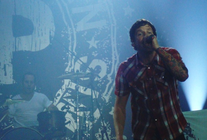 Show do Simple Plan, na última quinta-feira (19) em Curitiba |
