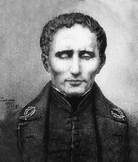Braille, 200 anos de liberdade Braille aprefeiçoou o código usado pelos cegos aos 15 anos. Morreu aos 43 e tornou-se famoso por sua criação 30 anos depois. | Divulgação