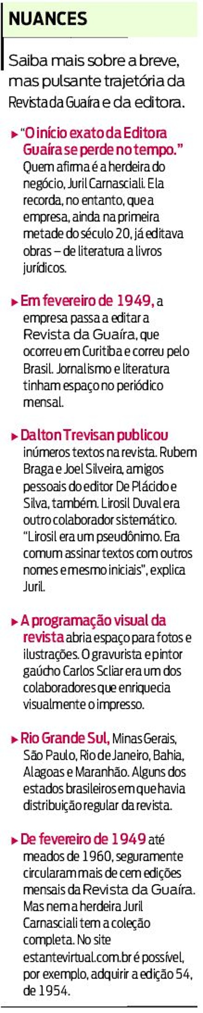 Saiba mais sobre a trajetória da Revista da Guaíra |