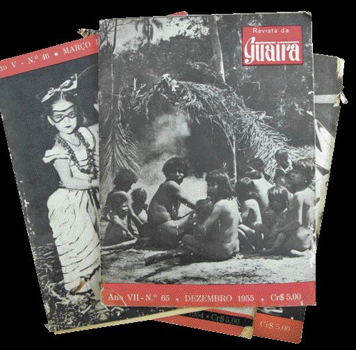 A publicação mensal trazia fotos em suas capas: de bailes carnavalescos (no fundo) à realidade (em primeiro plano) |