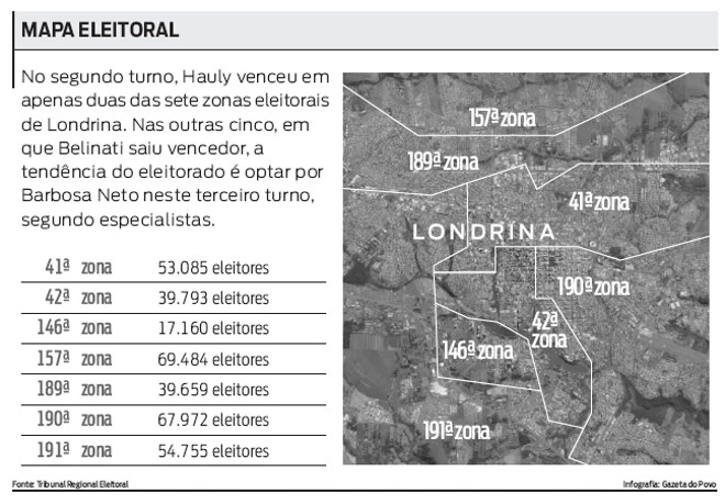 Mapa eleitoral |