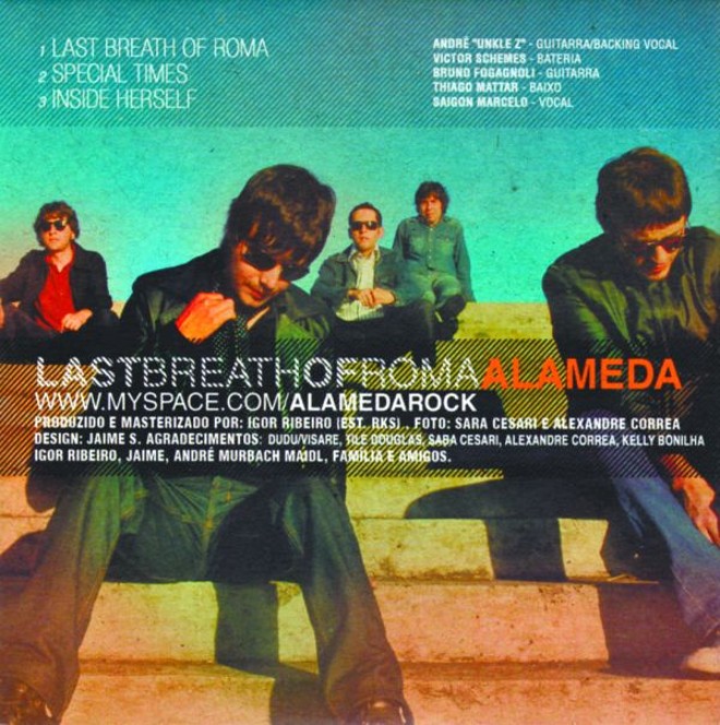 Contracapa do CD Last Breath of Roma, do Alameda |