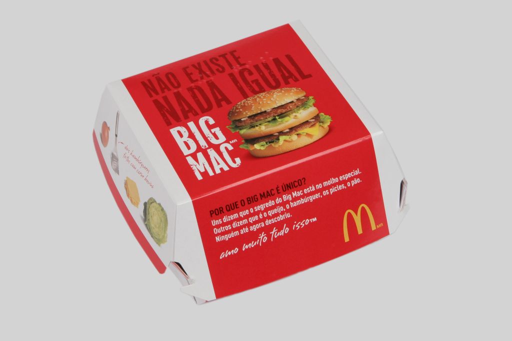 Nova embalagem do Big Mac |