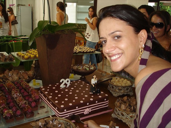 Mariana Malucelli festejou seu aniversário no último sábado com um megabarreado para os amigos e familiares, na sede do Clube Malutrom, em Morretes |