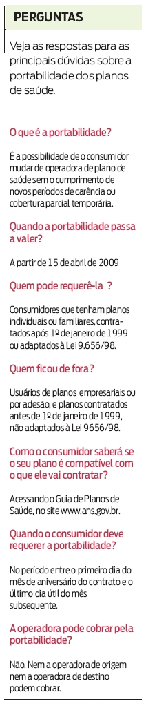 Veja as respostas para as principais dúvidas sobre a portabilidade dos planos de saúde |
