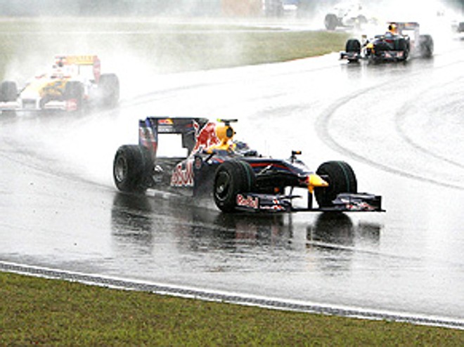 Sebastian Vettel, da Red Bull, confirmou o favoritismo | 