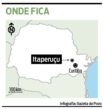 Veja onde fica Itaperuçu |