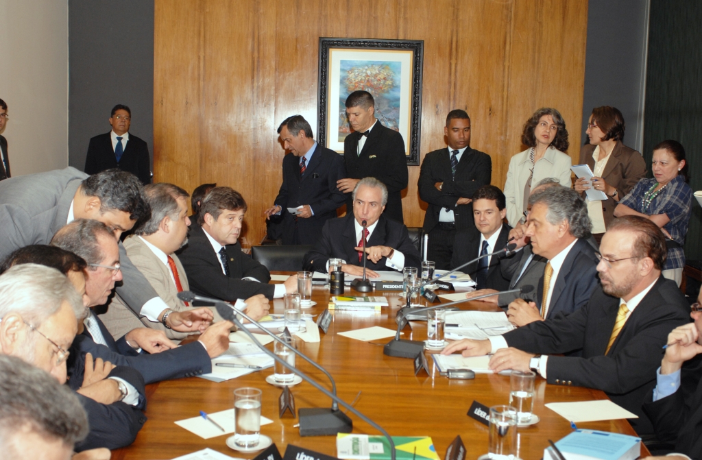 Michel Temer chamou os líderes partidários para uma reunião em que anunciou as novidades. Ele também descartou, por ora, o fim da verba indenizatória com a incorporação de parte dela aos salários dos deputados | Luiz Cruvinel/Ag. Câmara