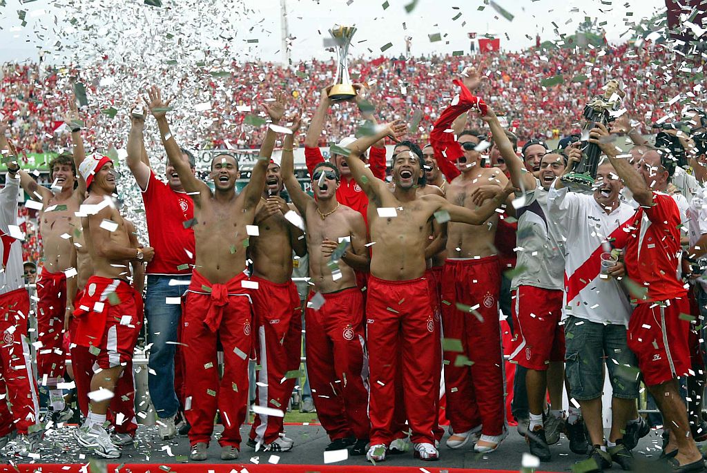 O ponto alto da história do Internacional, comemorado à exaustão no Beira-Rio: o título de campeão mundial em 2006 | Neco Varella/EFE