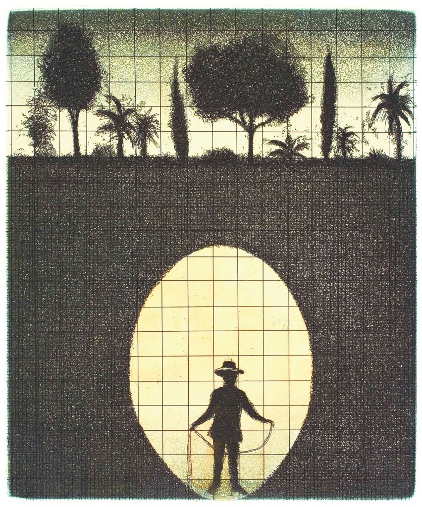 Elogio ao Silêncio nº 5 (2006). Abaixo estão as telas Elogio ao Silêncio n.º 13, à esq., e nº 15, à dir., ambas de 2007 | Imagens/Reprodução