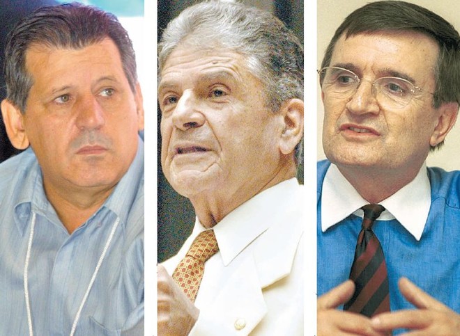 Sperafico (esq.), Camargo (centro) e Micheletto dizem que estranhos usaram suas cotas de passagens sem autorização | Arnaldo Alves/Gazeta do Povo, Gilberto Nascimento/Ag. Câmara e Marcelo Elias/Gazeta do Povo